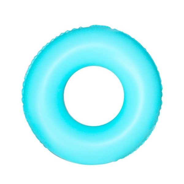 Cartoon Pattern Double Airbag Thickened Inflatable Swimming Ring Crystal Swimming Ring, Size: 70 cm (Blue) - Image 3