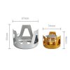 Outdoor Camping Alcohol Stove Vaporized Liquid Alcohol Atove Mini Alcohol Stove Portable Creative Alcohol Stove (Dark Green) - Image 4