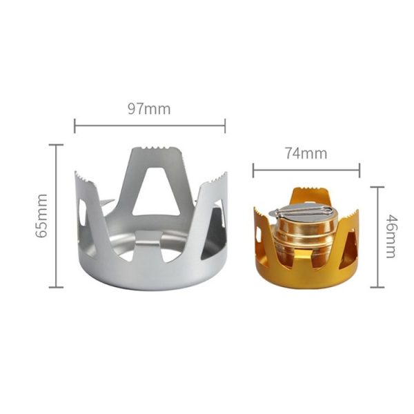 Outdoor Camping Alcohol Stove Vaporized Liquid Alcohol Atove Mini Alcohol Stove Portable Creative Alcohol Stove (Dark Green) - Image 4