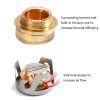 Outdoor Camping Alcohol Stove Vaporized Liquid Alcohol Atove Mini Alcohol Stove Portable Creative Alcohol Stove (Dark Green) - Image 6