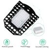 LED E27 Plant Growth Light Three-leaf Folding Seedling Planting Supplement Light, Power: 144 Beads - Image 2