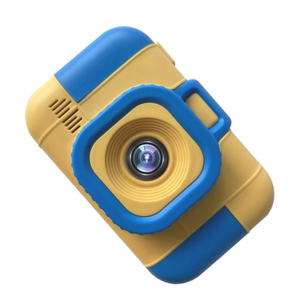High-definition Dual-camera Photo Children Digital Camera Baby Toy (Blue Yellow) - Image 2