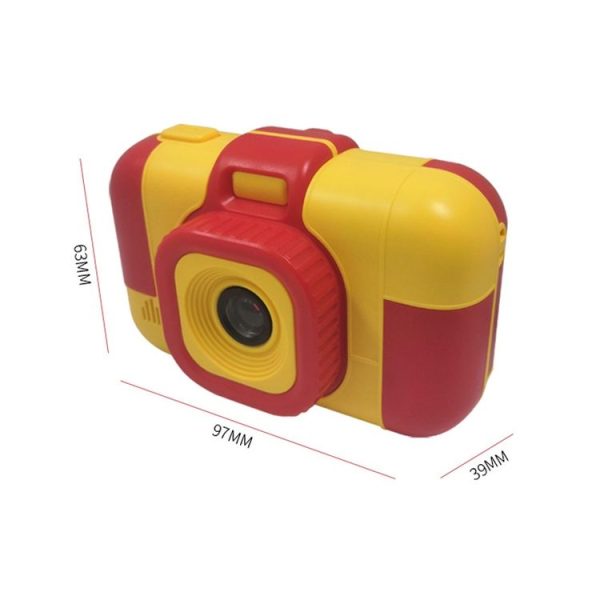 High-definition Dual-camera Photo Children Digital Camera Baby Toy (Blue Yellow) - Image 3