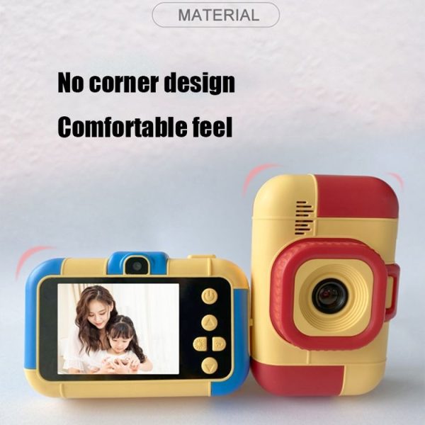 High-definition Dual-camera Photo Children Digital Camera Baby Toy (Blue Yellow) - Image 8