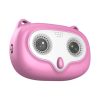 Owl Double Camera Child Camera WIFI Story Talking Digital Camera Toy (Pink)