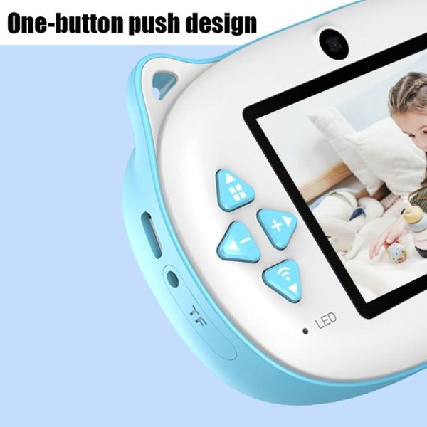 Owl Double Camera Child Camera WIFI Story Talking Digital Camera Toy (Pink) - Image 4