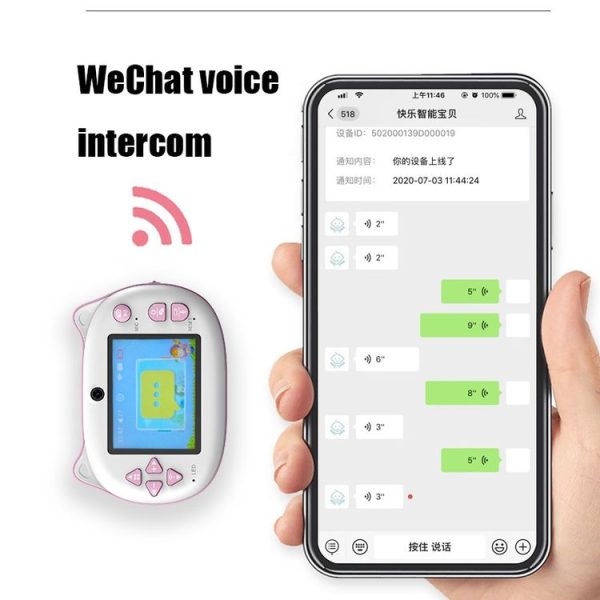 Owl Double Camera Child Camera WIFI Story Talking Digital Camera Toy (Pink) - Image 7