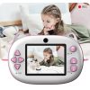 Owl Double Camera Child Camera WIFI Story Talking Digital Camera Toy (Pink) - Image 9