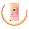 A200L 4.39 inch Cute Cartoon Style High-definition Camera Toy Front and Rear Dual-lens Camera Children Digital Camera (Pink) - Image 3