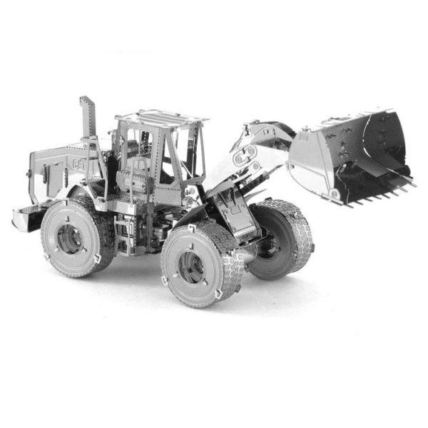 3D Metal Assembly Model Engineering Vehicle Series DIY Puzzle Toy, Style: Loader
