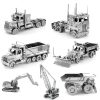 3D Metal Assembly Model Engineering Vehicle Series DIY Puzzle Toy, Style: Loader - Image 3