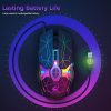 FREEDOM-WOLF X13 2400 DPI 6 Keys Wireless Charging Silent Water-cooled Luminous Mechanical Gaming Mouse (Star Black) - Image 6