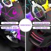 FREEDOM-WOLF X13 2400 DPI 6 Keys Wireless Charging Silent Water-cooled Luminous Mechanical Gaming Mouse (Star Black) - Image 8