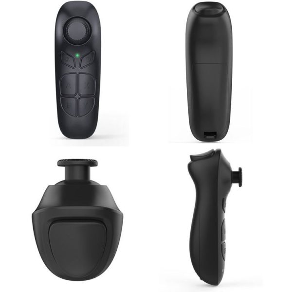VR Glasses Remote Control Android Mobile Phone E-book Page Flip Short Video Shooting Selfie Bluetooth Handle (Black) - Image 5