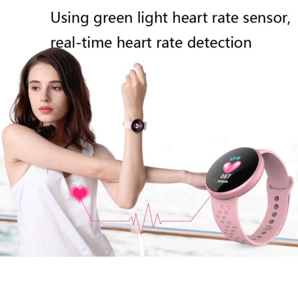 Bozlun B36 1.04 inch Color Screen Smart Bracelet, IP68 Waterproof, Support Heart Rate Monitoring / Menstrual Period Reminder / Call Reminder (Red) - Image 3