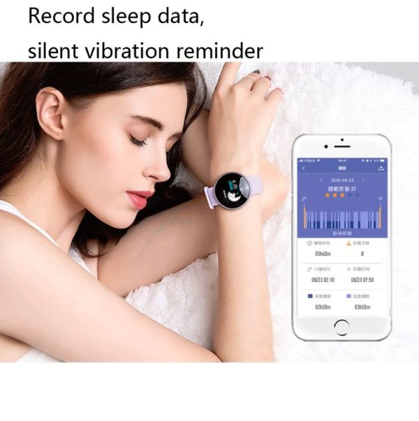 Bozlun B36 1.04 inch Color Screen Smart Bracelet, IP68 Waterproof, Support Heart Rate Monitoring / Menstrual Period Reminder / Call Reminder (Red) - Image 5