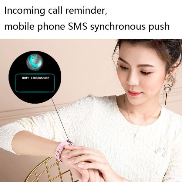 Bozlun B36 1.04 inch Color Screen Smart Bracelet, IP68 Waterproof, Support Heart Rate Monitoring / Menstrual Period Reminder / Call Reminder (Red) - Image 6