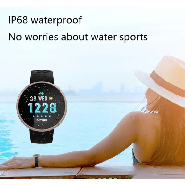 Bozlun B36 1.04 inch Color Screen Smart Bracelet, IP68 Waterproof, Support Heart Rate Monitoring / Menstrual Period Reminder / Call Reminder (Red) - Image 8