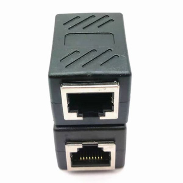 Network Straight-through Head RJ45 Network Cable Connector Butt Joint 8P8C Shielded Double-pass Head - Image 3