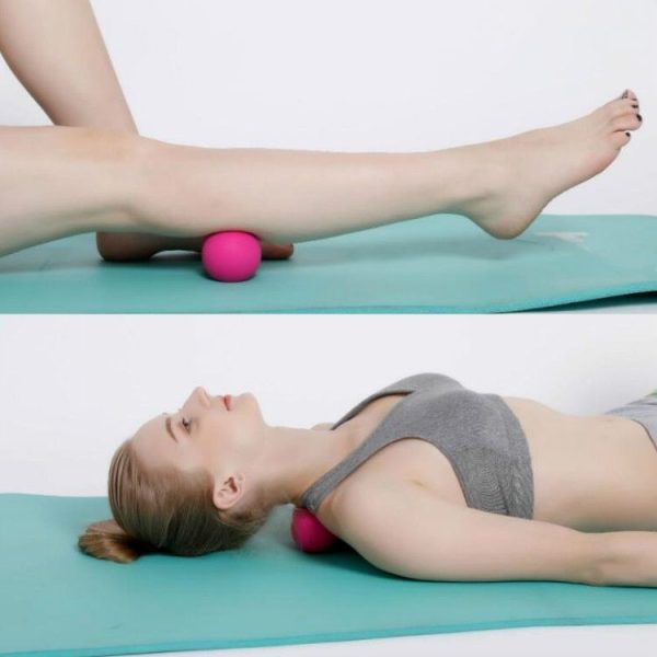 Fascia Ball Deep Muscle Relaxation Plantar Acupoint Massage Fitness Mini Yoga Ball Massage Ball, Specification: Single Ball (Green) - Image 6