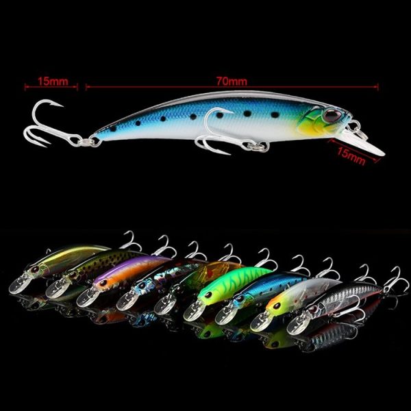SeaKnight Long Shot Submerged Pumped Stop Glimpse Minoruya Hard Bait (L03) - Image 3