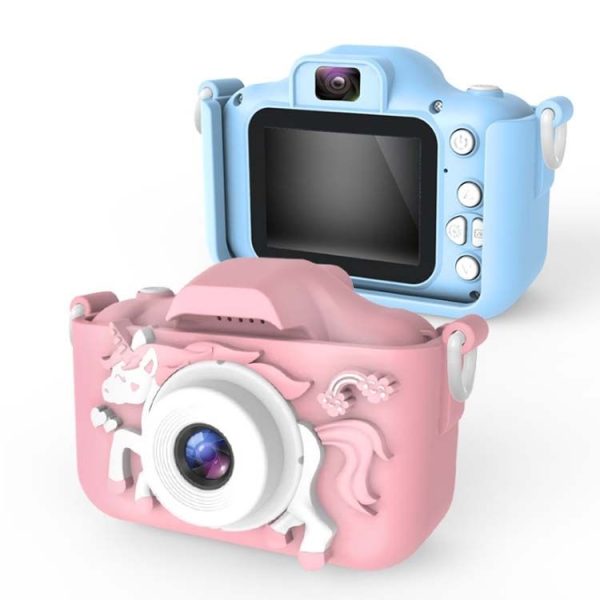 Q8 Children Camera HD Dual-lens Camera Cartoon Children Digital Camera, Style: WiFi 4.0MP (Blue) - Image 4