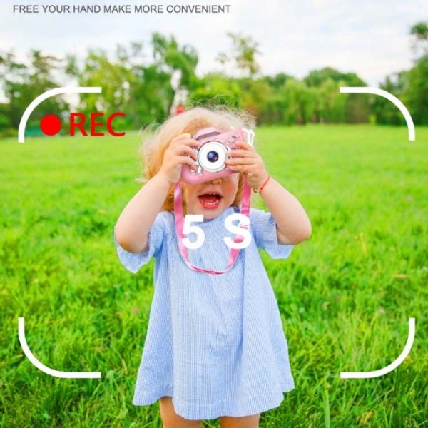 Q8 Children Camera HD Dual-lens Camera Cartoon Children Digital Camera, Style: WiFi 4.0MP (Blue) - Image 9
