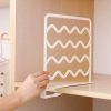 Wardrobe Layered Partitions Bookcase Storage Partitions Freely Partition Bars (Gray)