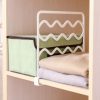 Wardrobe Layered Partitions Bookcase Storage Partitions Freely Partition Bars (Gray) - Image 4