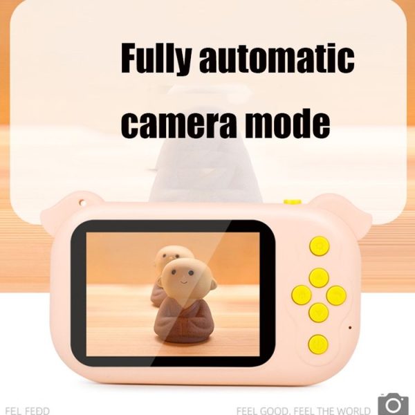 2.4 inch Screen 1080P High-definition Shatter-resistant Ultra-thin Children Camera HD Photo and Video, Style: 8GB (Sky Blue) - Image 3