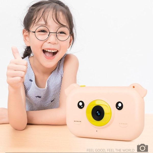 2.4 inch Screen 1080P High-definition Shatter-resistant Ultra-thin Children Camera HD Photo and Video, Style: 8GB (Sky Blue) - Image 9