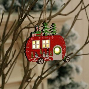 Christmas Decorations Christmas Tree Luminous Pendant (Car)