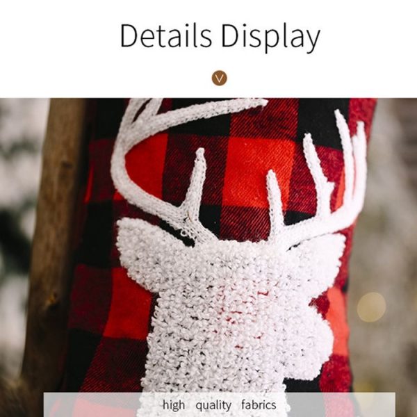 Christmas Ornament Christmas Stocking Gift Bag Christmas Tree Pendant (Snowflake) - Image 4