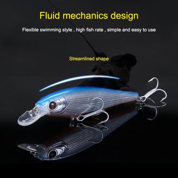 SeaKnight Long Throw Shallow Water Floating Water Type Fake Bait Mino Sea Fishing Freshwater General Artificial Bait (L02) - Image 5