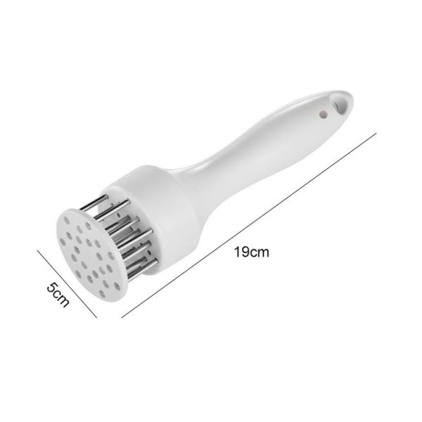 Steak Pig Quickly Loosen Meat Needle Knock Meat Hammer Kitchen Tool (White) - Image 2