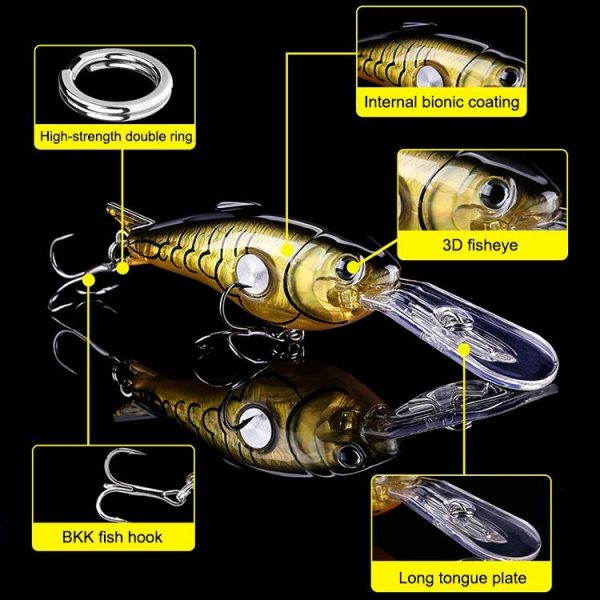 SeaKnight Deep and Shallow Type Minoan Laser Magnetic Sounding Luya Deep Water Hard Bait (L01) - Image 8