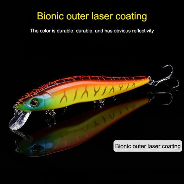 SeaKnight Long Shot Shallow Water Minnow Lure Realistic Hard Bait Perch Siniperca Bait (L01) - Image 5