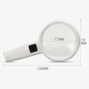 Handheld High-definition Lens with LED Light Reading and Maintenance Magnifying Glass for the Elderly, Style: 95mm 10 Times - Image 2