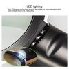 Handheld High-definition Lens with LED Light Reading and Maintenance Magnifying Glass for the Elderly, Style: 95mm 10 Times - Image 5