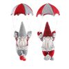 Faceless Skydiving Santa Claus Christmas Window Hanging Decorations (Grey Hat) - Image 5