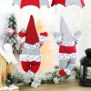 Faceless Skydiving Santa Claus Christmas Window Hanging Decorations (Grey Hat) - Image 7