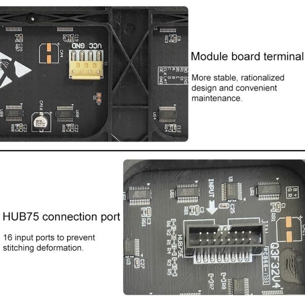 P3 Indoor Display LED Display Module Full Color Unit Board Screen, Resolution: 64 x 64 - Image 4