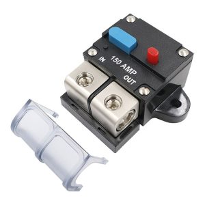 150A Auto Circuit Breaker Car Audio Fuse Holder Power Insurance Automatic Switch (Blue)