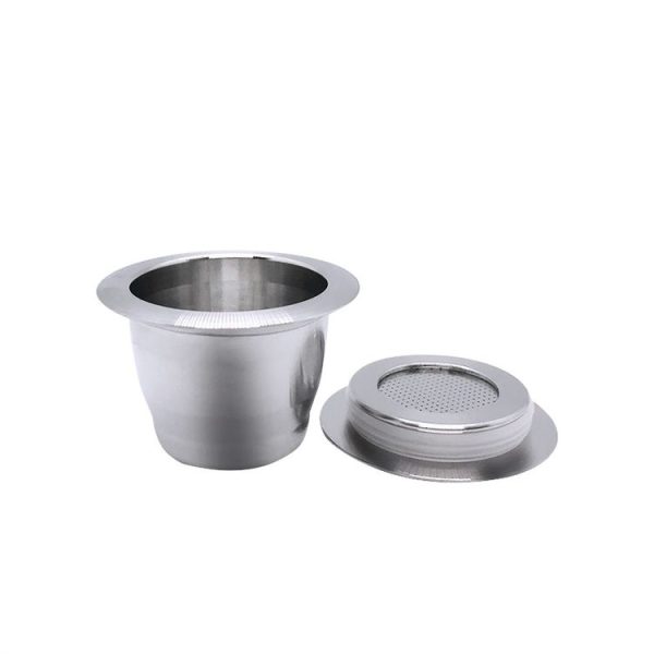 Reusable Stainless Steel Coffee Capsules with Multiple Filling Coffee Filters (Silver) - Image 2