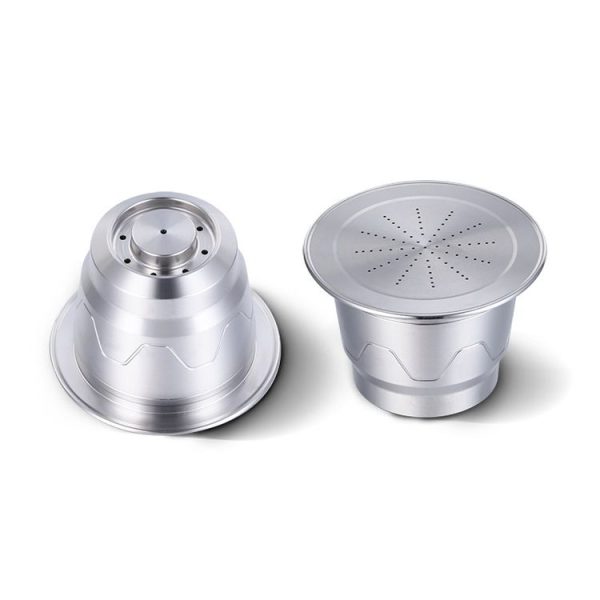 Reusable Stainless Steel Coffee Capsules with Multiple Filling Coffee Filters (Silver) - Image 3