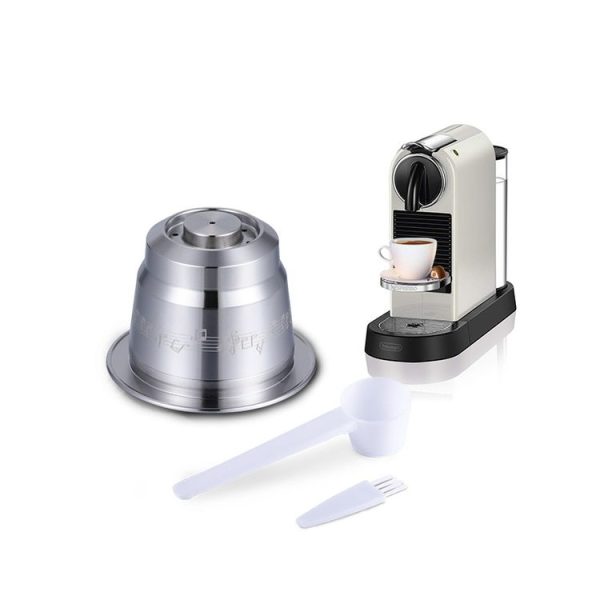 Reusable Stainless Steel Coffee Capsules with Multiple Filling Coffee Filters (Silver) - Image 5