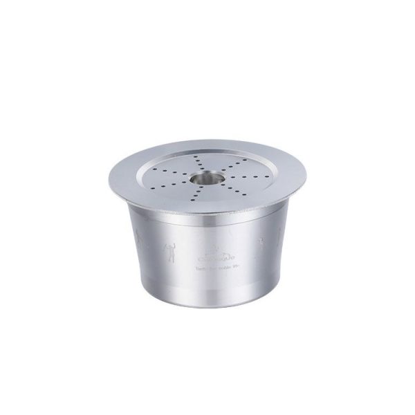 Coffee Machine Capsule Stainless Steel Household Coffee Filter Reusable Coffee Capsule Cup Pattern Random Delivery - Image 2
