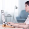 Oatsbasf Portable Storage Foldable Notebook Computer Bracket Heightening Fan Heater (Gray) - Image 11