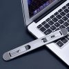 Oatsbasf Portable Storage Foldable Notebook Computer Bracket Heightening Fan Heater (Gray) - Image 6