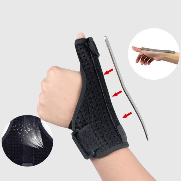 2 PCS Wrist Brace Sprain Fracture Tenosynovitis Thumb Steel Bar Support, Size: Free Size, Specification: Left Hand - Image 7